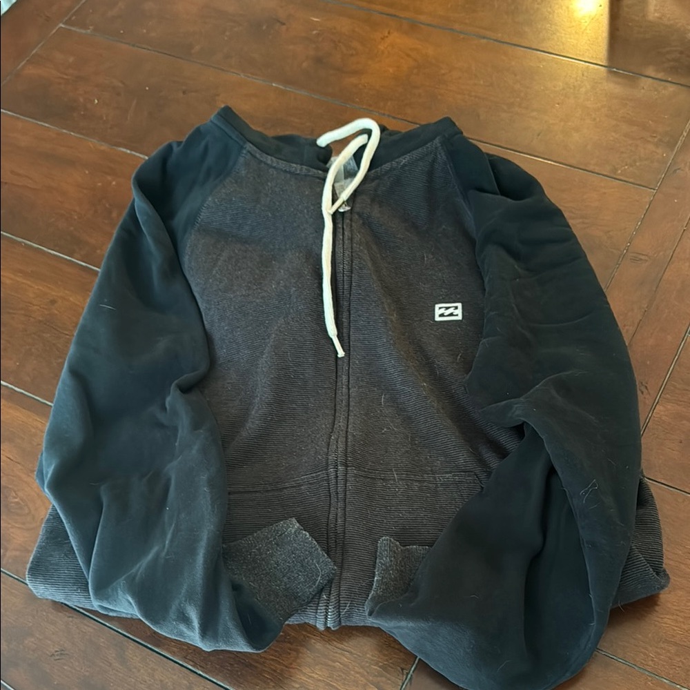 Billabong Gray and Black Hoodie